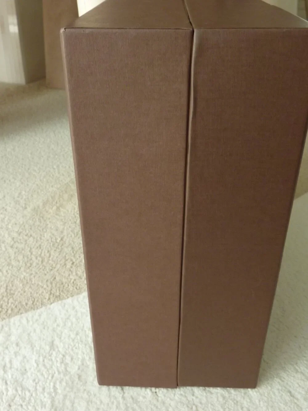 NEW Louis Vuitton Brown Empty Small Bag Storage Square top Box 9.5